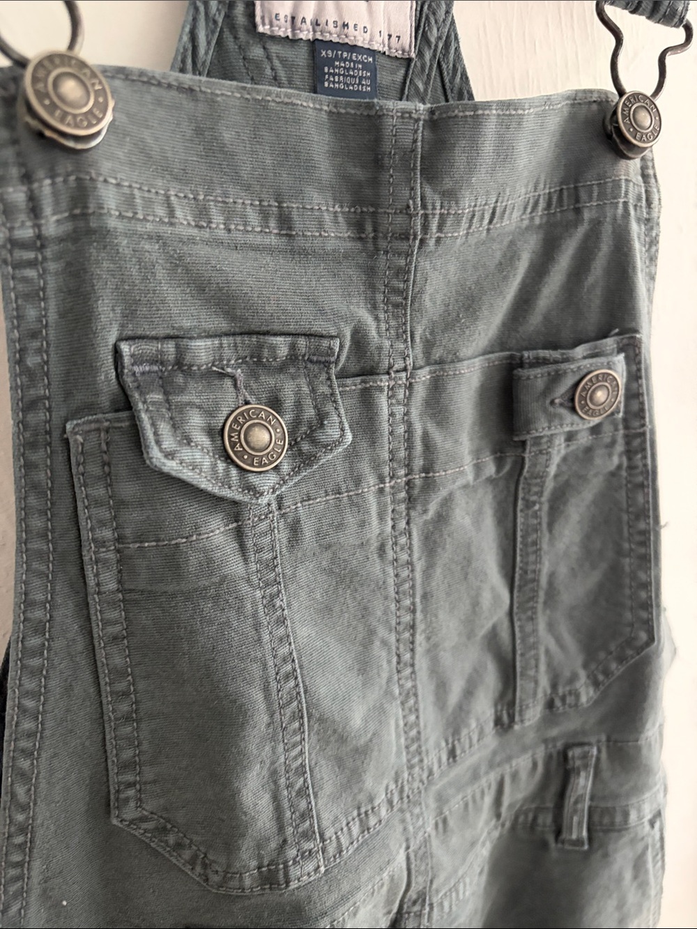 American Eagle Gray Overalls - Picture 4 of 5
